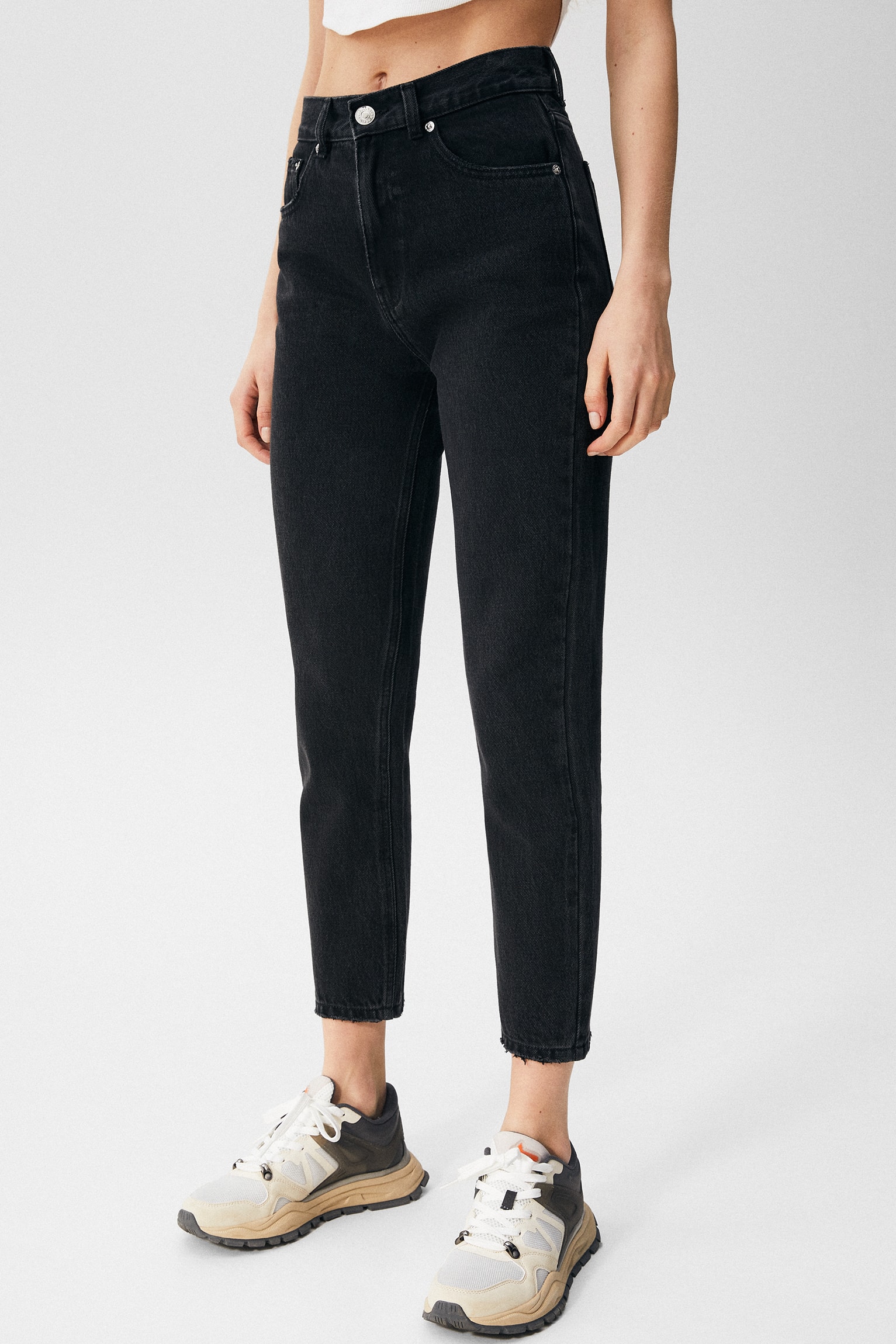 Basic Mom Jeans - تصویر 2
